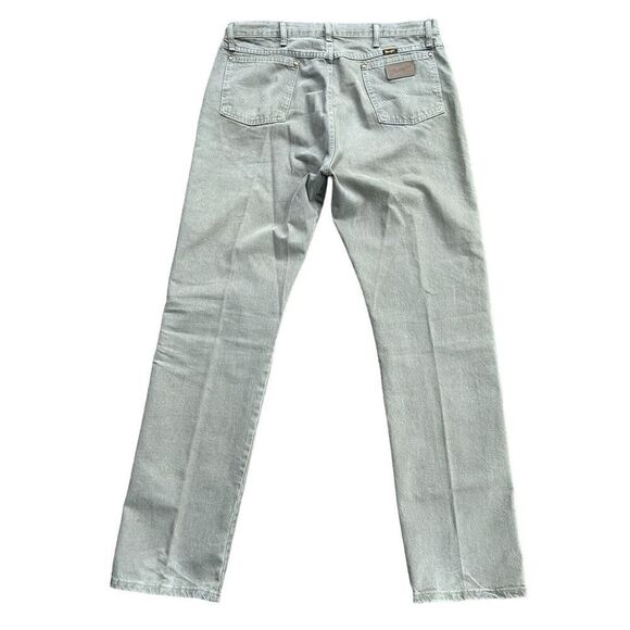 Wrangler 13MWZTD Vintage 90s Tan Wash 100% Cotton Cowboy Cut Jeans 38x36 - Picture 1 of 5